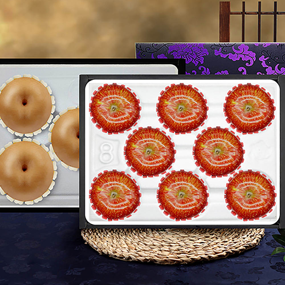 자연지기 아침농장 사과배 2박스 1호 (5.5kg, 사과8+배5, 2박스합포장)