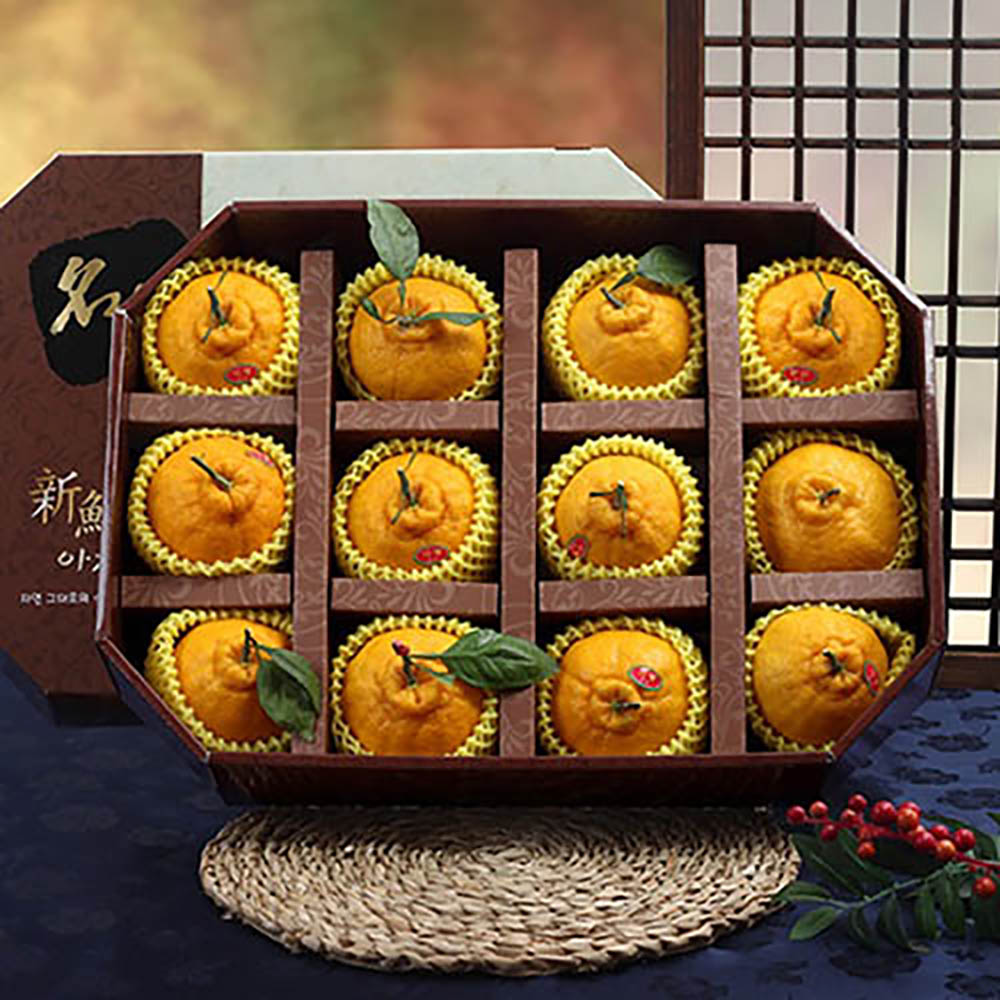 자연지기 팔각 프리미엄한라봉세트 (3.8kg 12과)