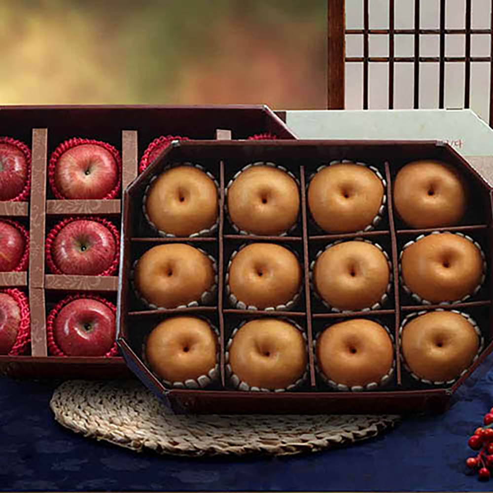 자연지기 팔각 실속사과배 2세트 (9.9kg내외 사과배 각1박스)