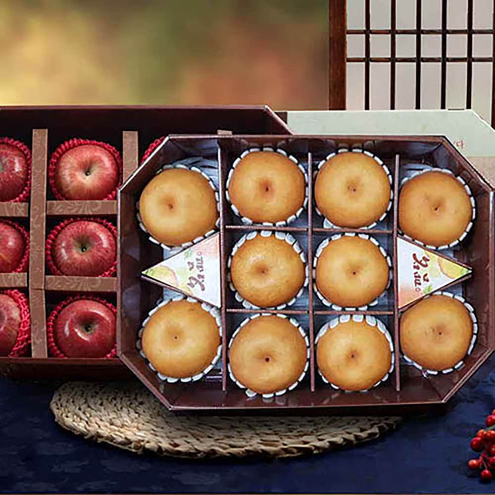 자연지기 팔각 VIP로얄사과배 2세트 (12.0kg내외 사과배 각1박스)