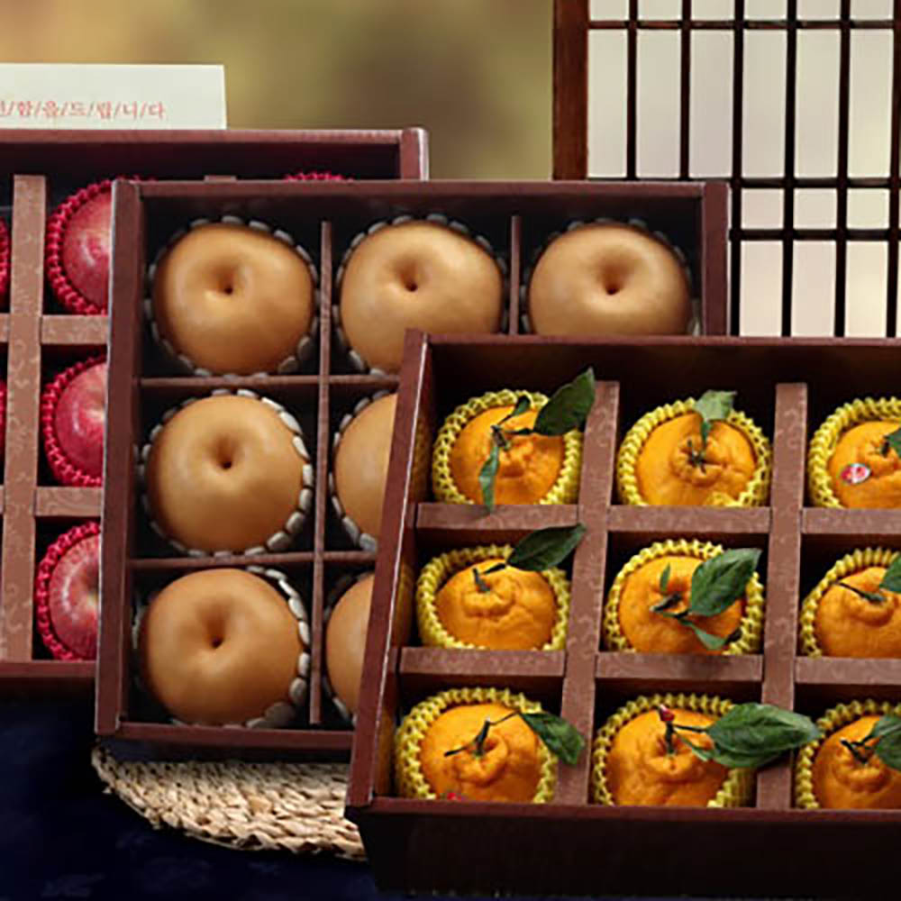 자연지기 VIP로얄사과배한라봉 3세트 (12.6kg내외 3박스)