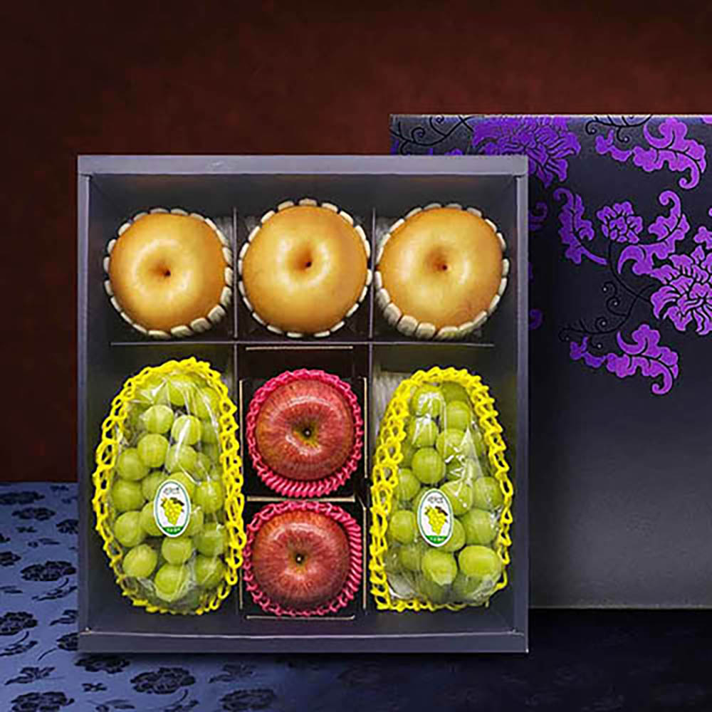 자연지기 샤인혼합3종 실속1-4호 (3.7kg내외 샤인2+사과2+배3)