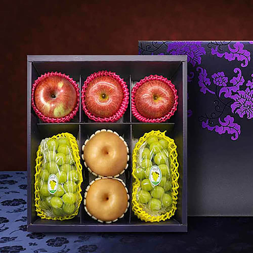 자연지기 샤인혼합3종 실속1-5호 (3.4kg내외 샤인2+사과3+배2)