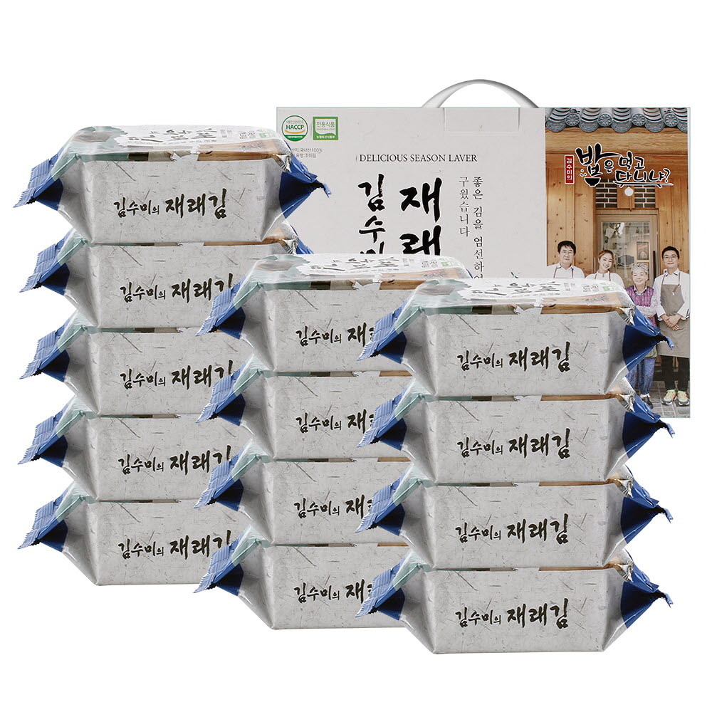 김수미의 재래김 식탁김 (식탁김 13봉)