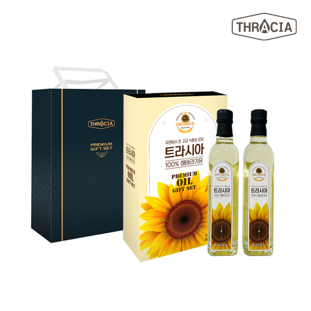 트라시아 프리미엄 해바라기 오일 500ml*2