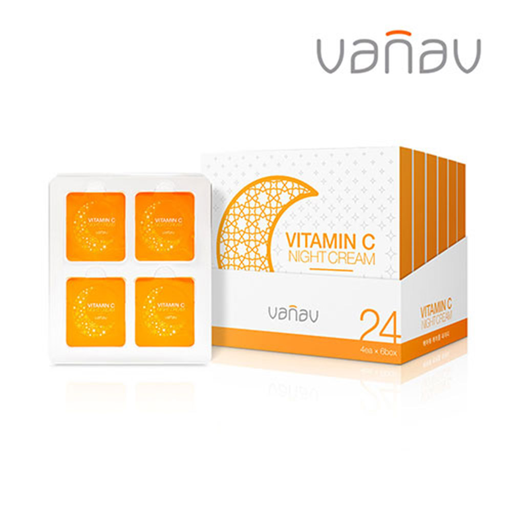 바나브 비타민C나이트크림 3ml (4ea x 6박스)