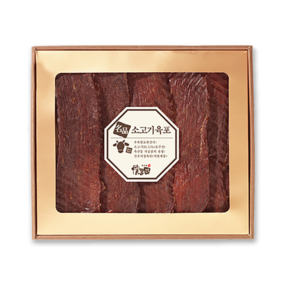 (롯데백화점 보자기포장) [정과원] 육포세트 (수)