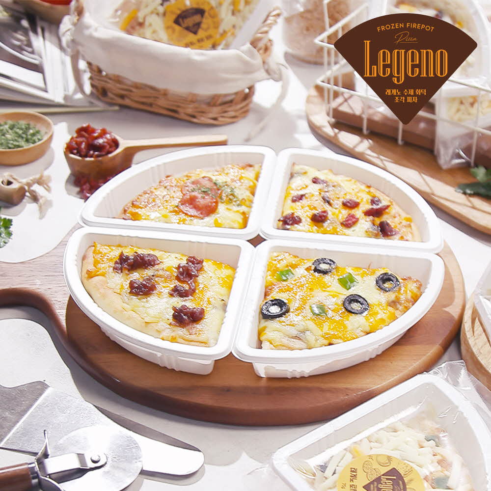 레게노 프리미엄 수제 화덕 조각 피자 4종 x 4판