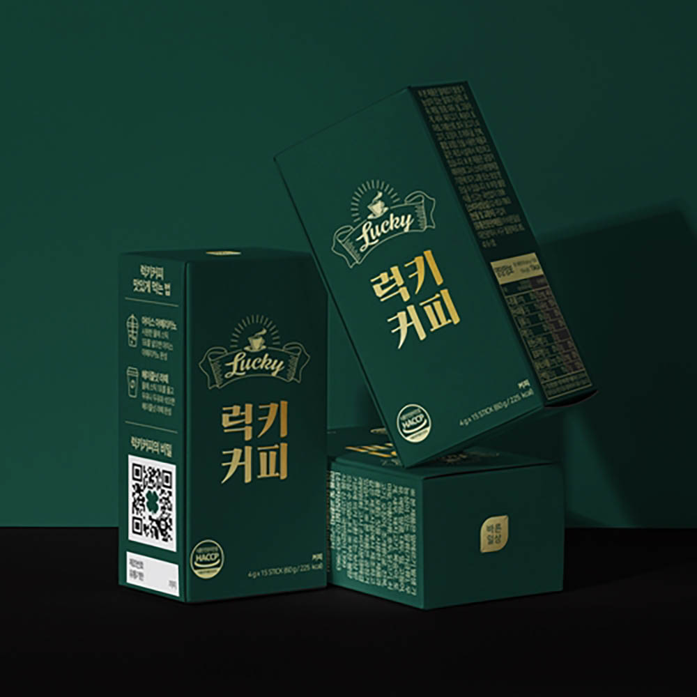 바른일상 럭키커피 헤이즐넛맛 8박스 (120포)