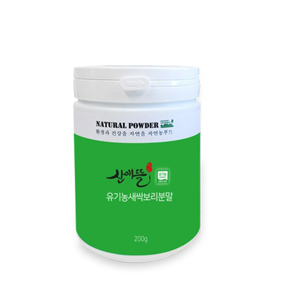 산애뜰 유기농 새싹보리 순 분말 200g