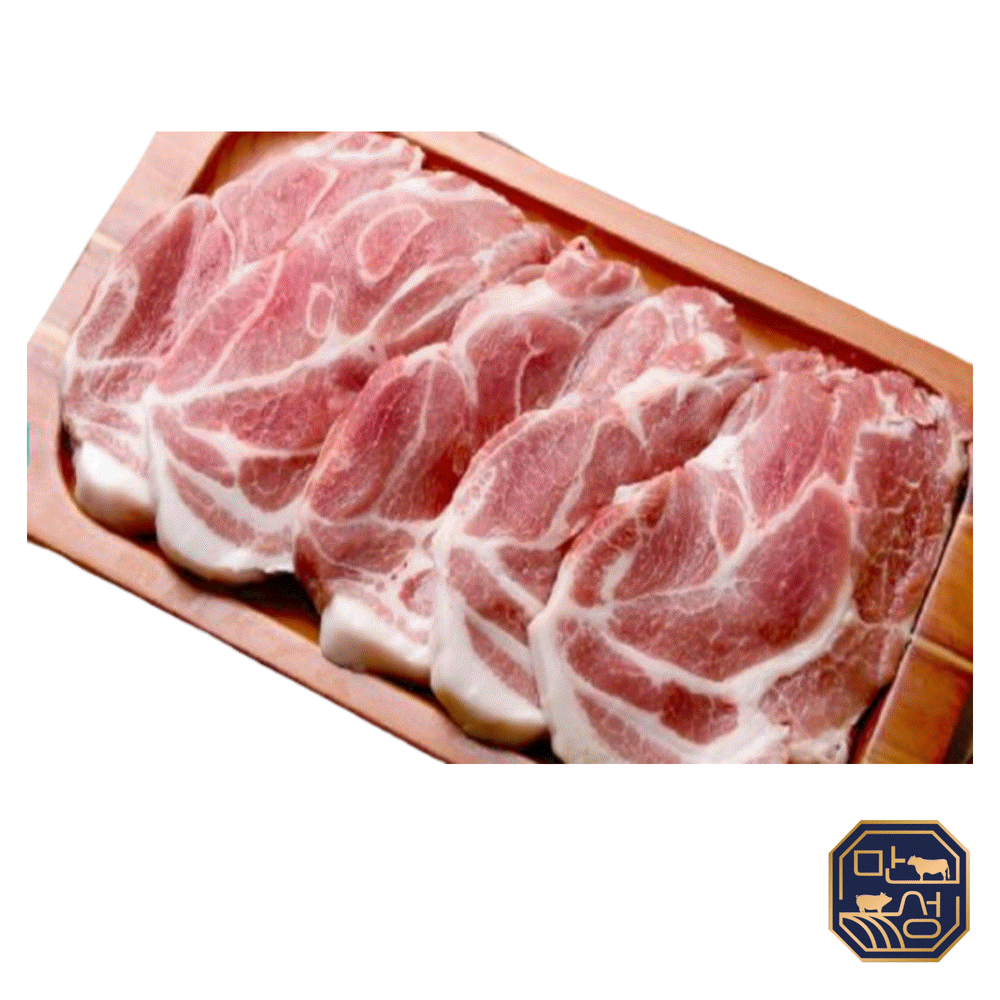 만성 흑돼지 구이용 목살 1kg