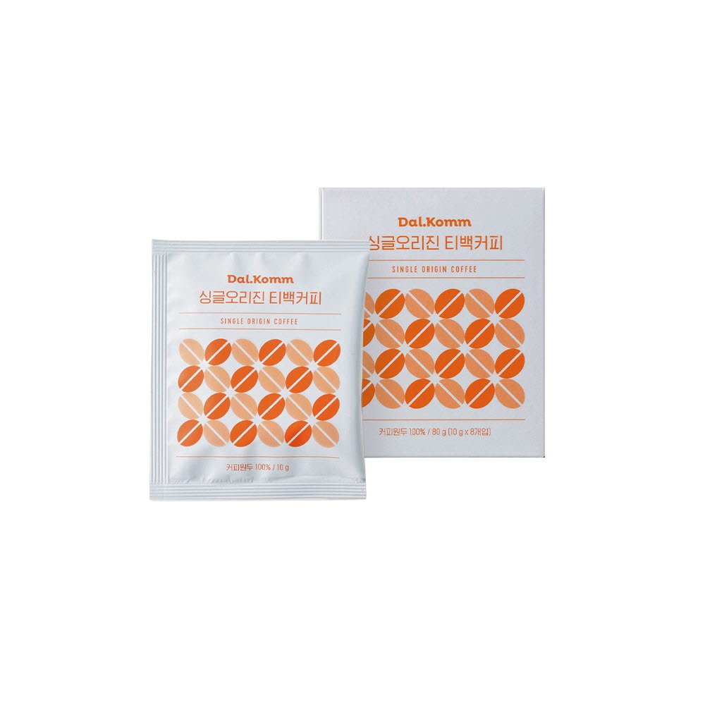 달콤 싱글오리진 티백커피 80g(10g x 8ea)