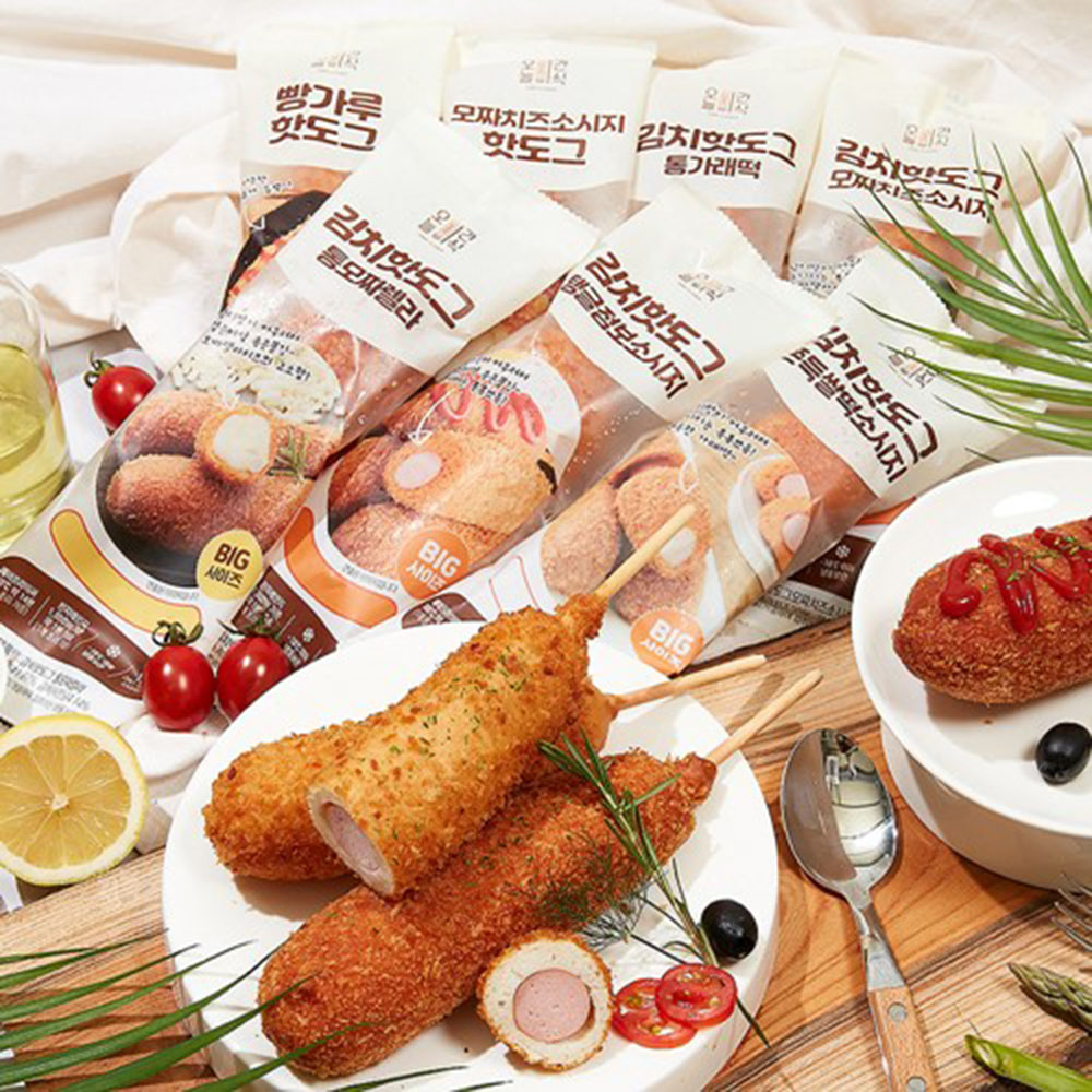 오늘의 간식 핫도그 김치 핫도그 & 클래식 핫도그 7종 30개 세트