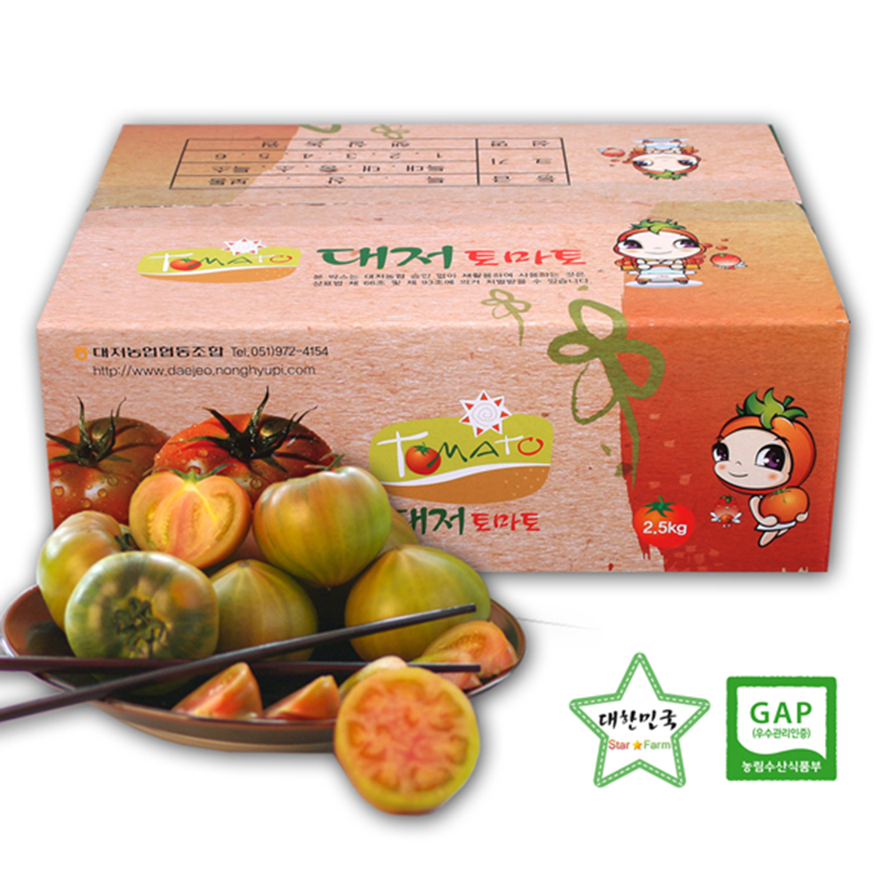 대저농원 명품 대저찰토마토 2.5kg 대과(L~2L)