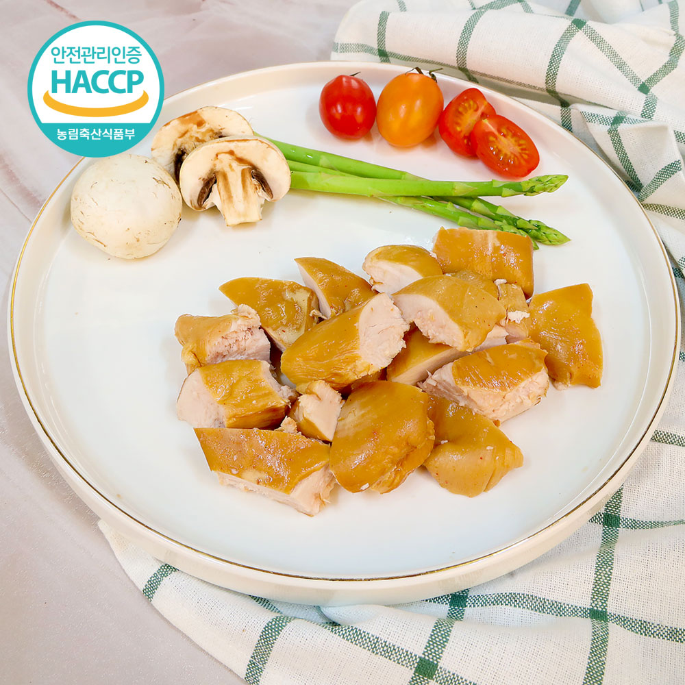 동천에프앤지 [러블리닭] 조각 닭가슴살100g 오리지널 10팩