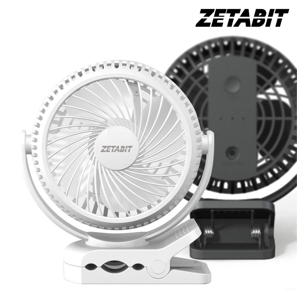 ZETABIT 클립형 충전식 BLDC 모터 서큘레이터 선풍기 SLFW-01/SLFG-01