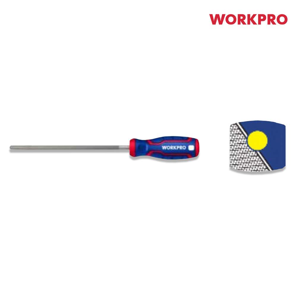 워크프로 250mm 라운드 줄(야스리) WP251006