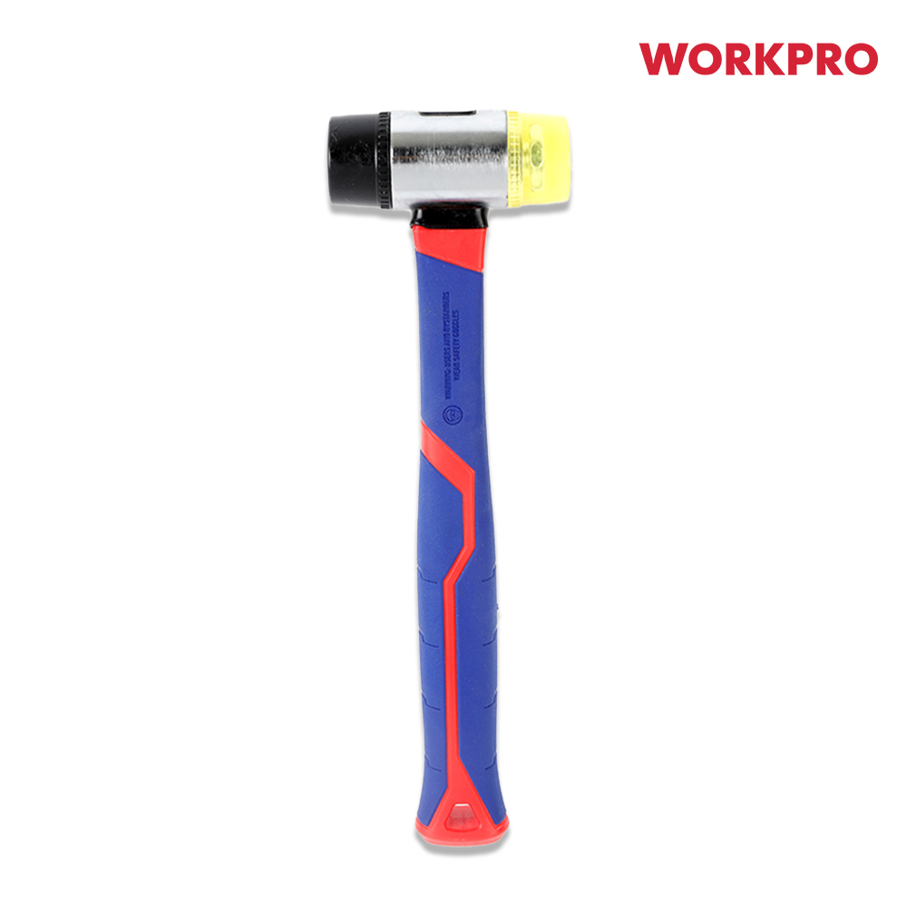 워크프로 40파이 양면 우레탄 고무망치 WP241036