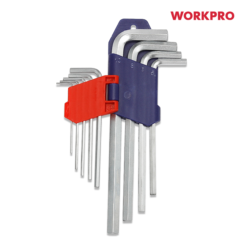 워크프로 9pc 육각 렌치 세트(메트릭) WP222004