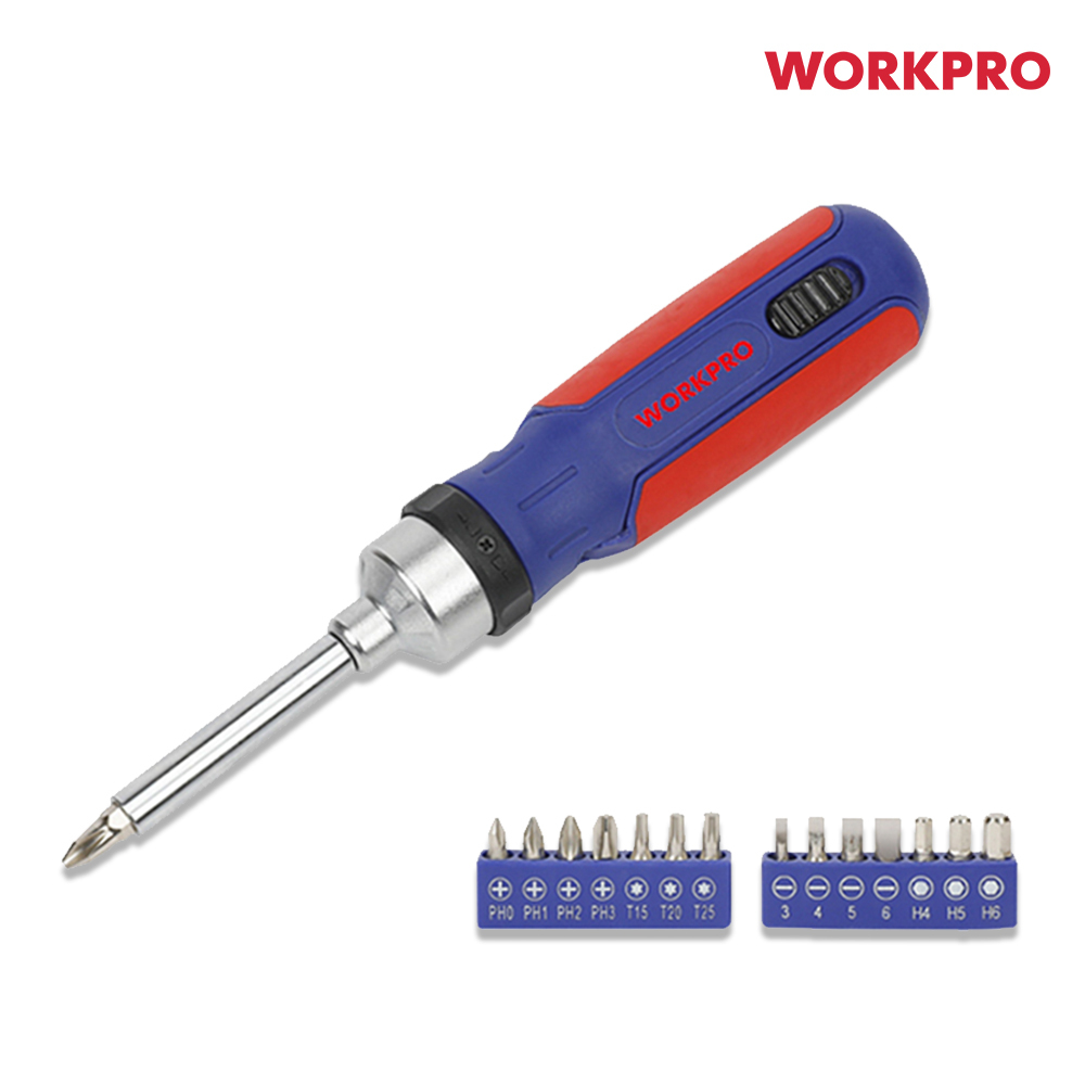 워크프로 15 in 1 라쳇 스크류 드라이버 세트 WP221061