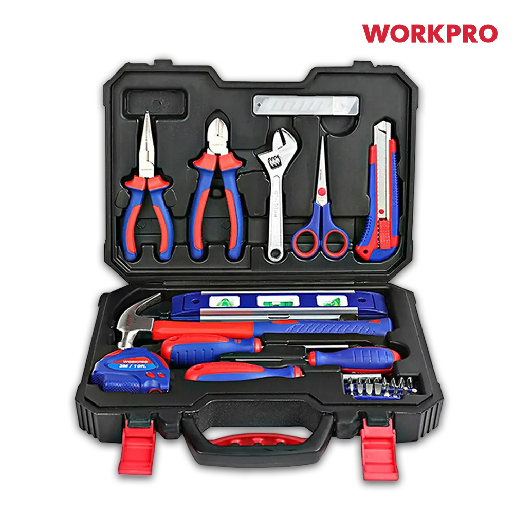 워크프로 28pc 가정용 DIY 공구 베스트 세트 WP209023