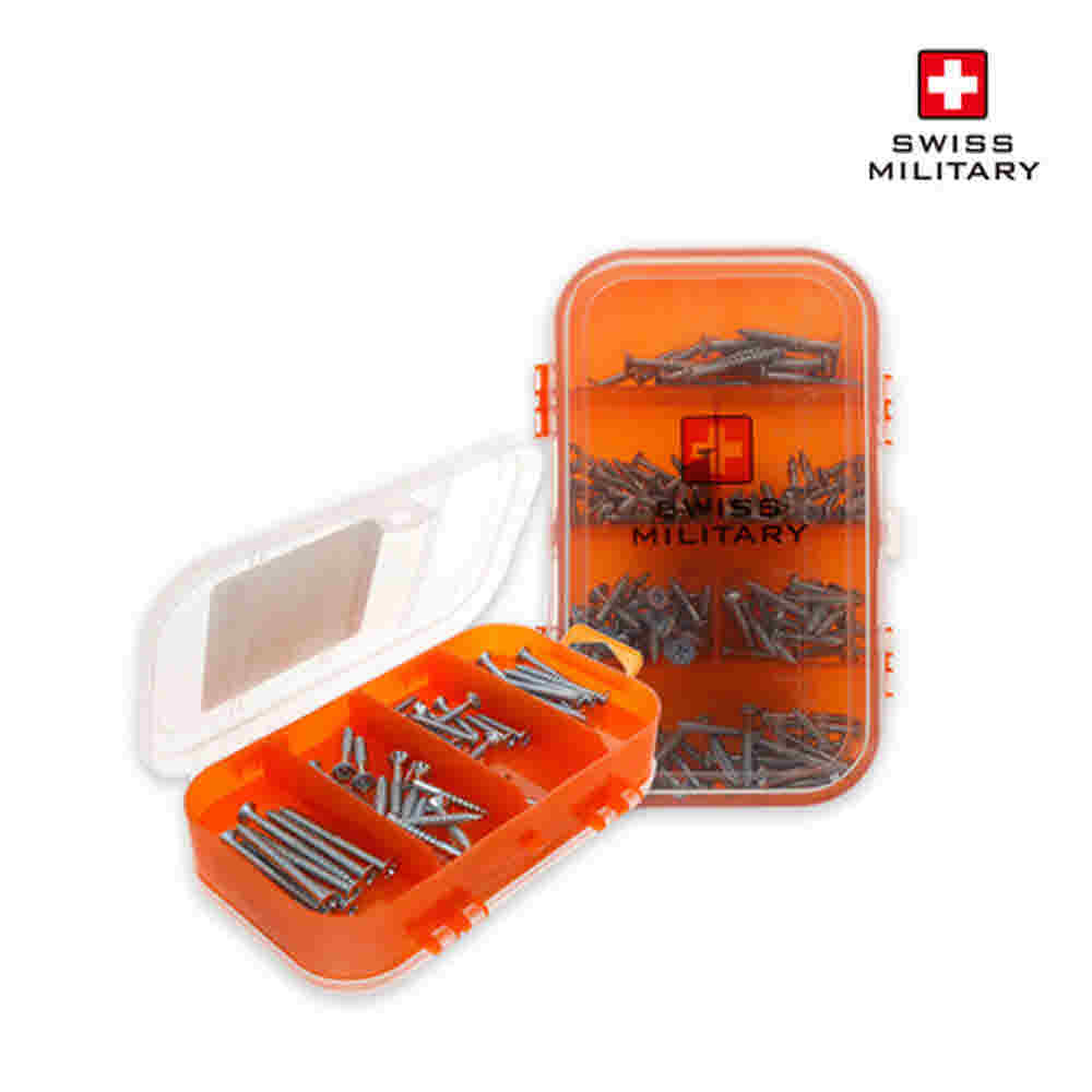 스위스밀리터리 192pcs 목재용 나사못세트 SMZ-2