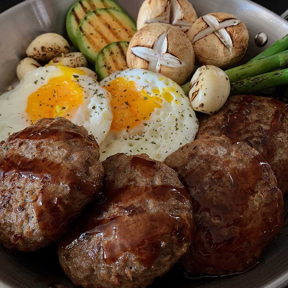 테오푸드 육즙 폭탄 함박스테이크 5팩 + 특제소스 200ml 5개