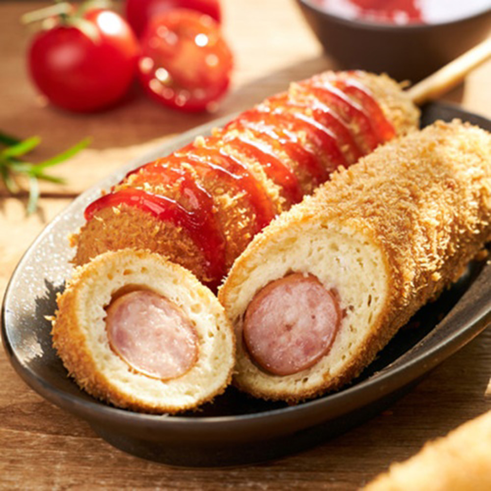 오늘의 간식 수제 찰 핫도그 10개입 (850g)