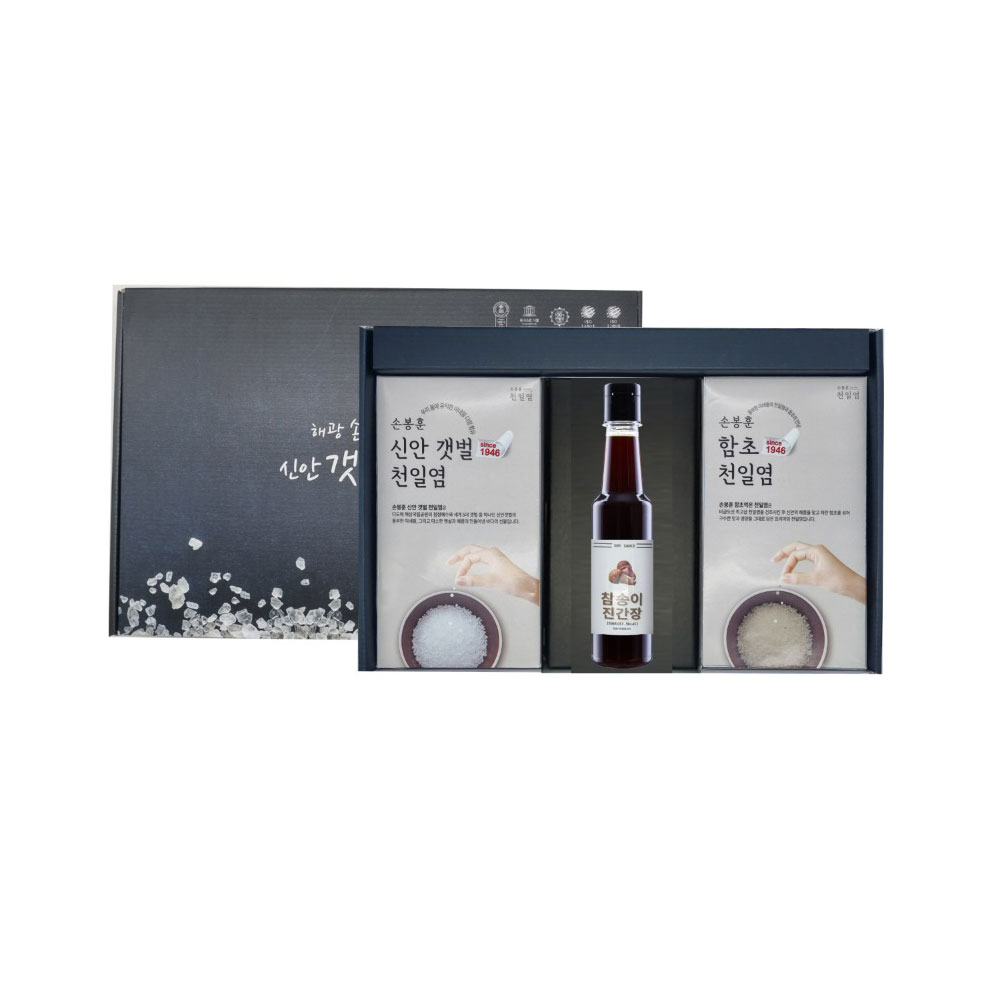 손봉훈 신안갯벌천일염 요리의정석 3종(간장) 세트