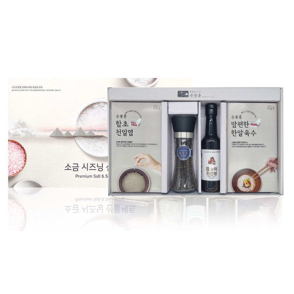 손봉훈 신안갯벌천일염 손봉훈 요리의정석 4종세트