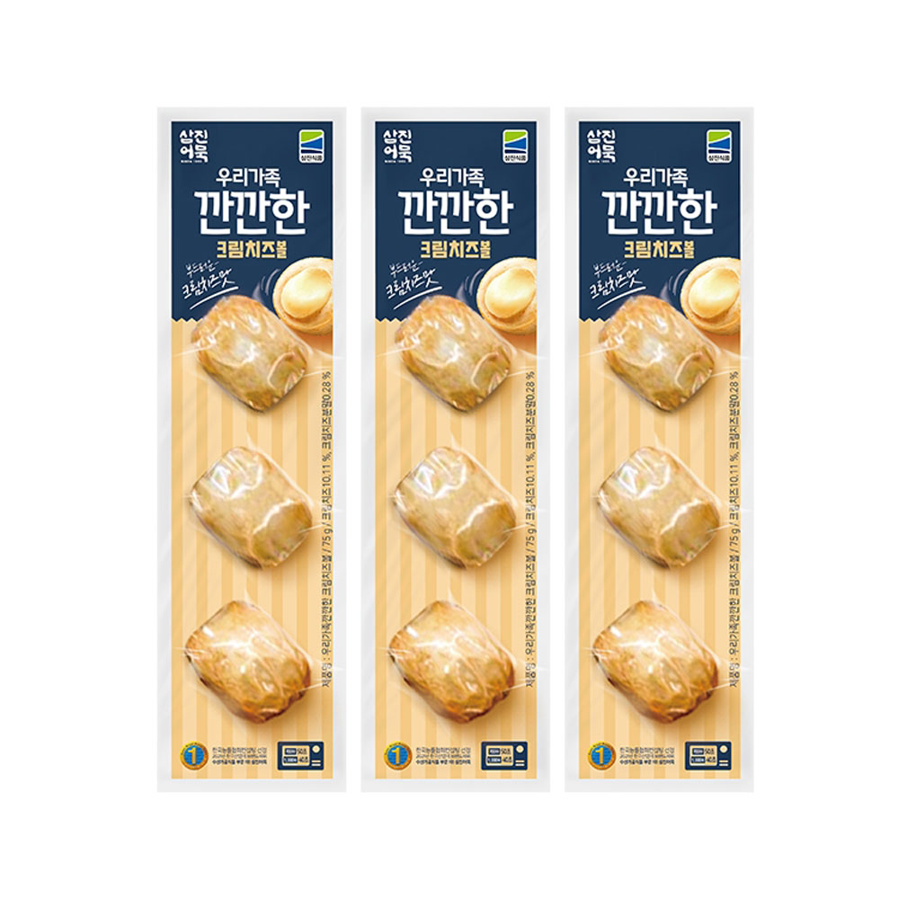 삼진어묵 깐깐한 크림치즈볼 225g (9개입)