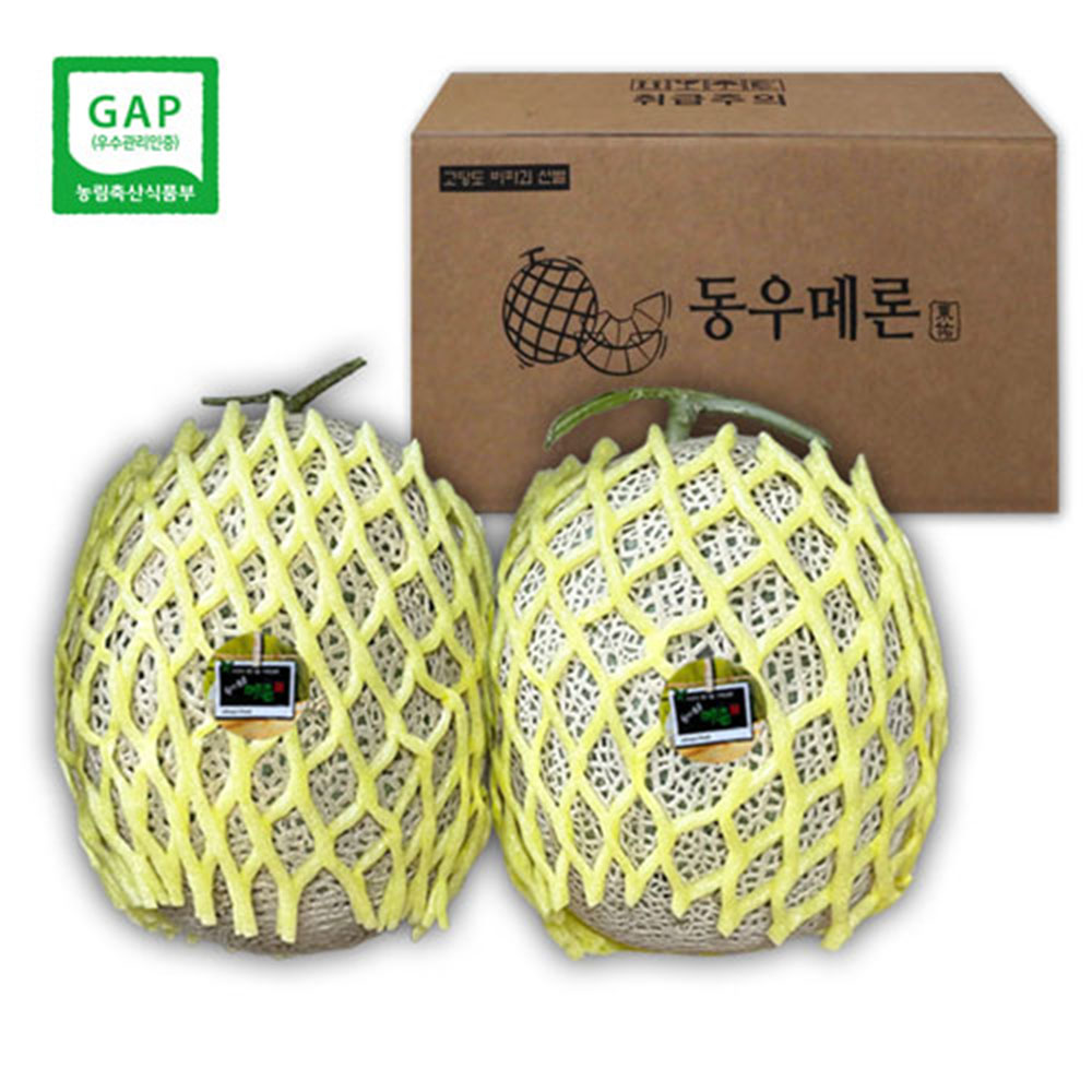 [GAP인증/당도보장]곡성 메론 4kg내외(2과)