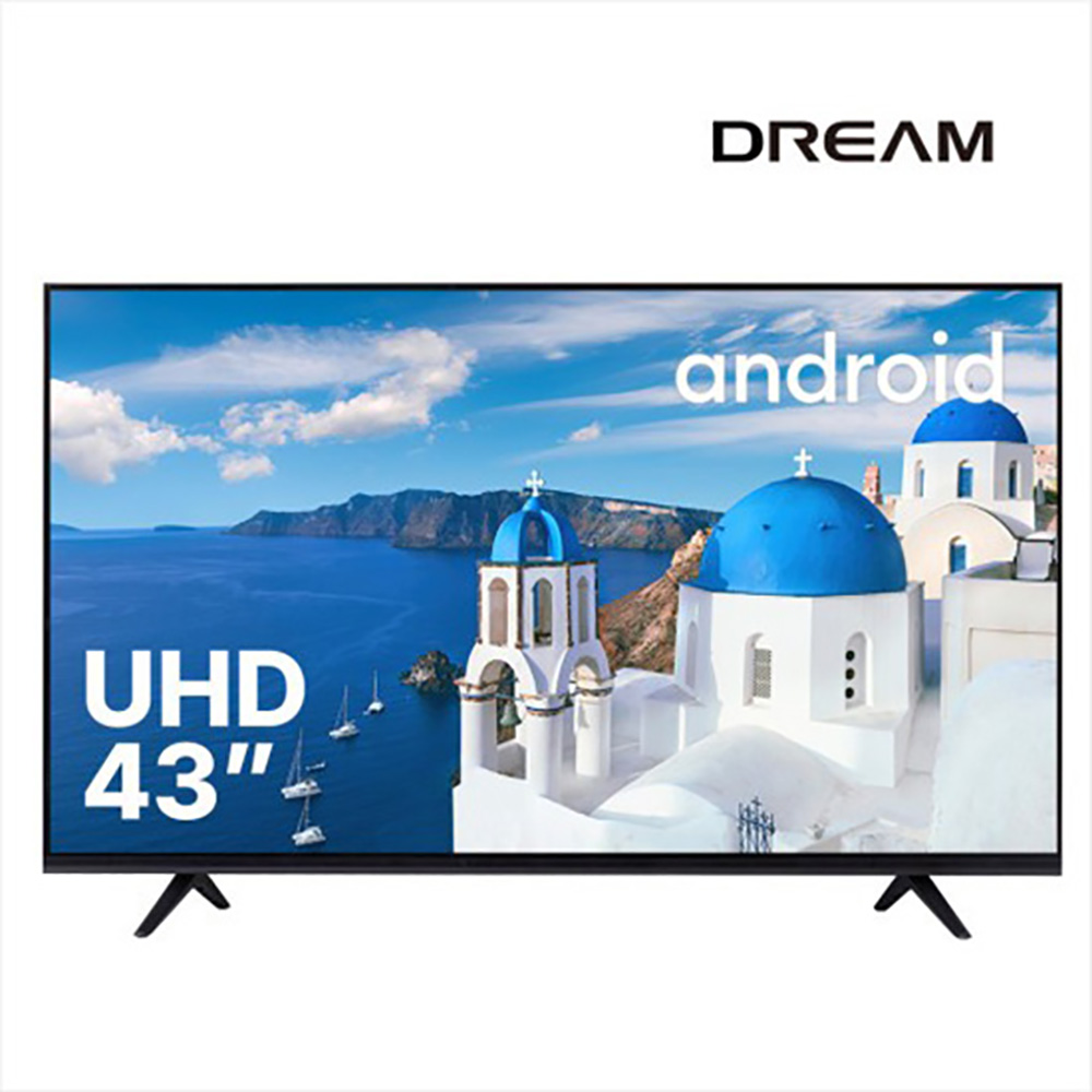 드림 43인치 구글 스마트 UHD TV A-DR430-google(스탠드 기준, 택배배송)