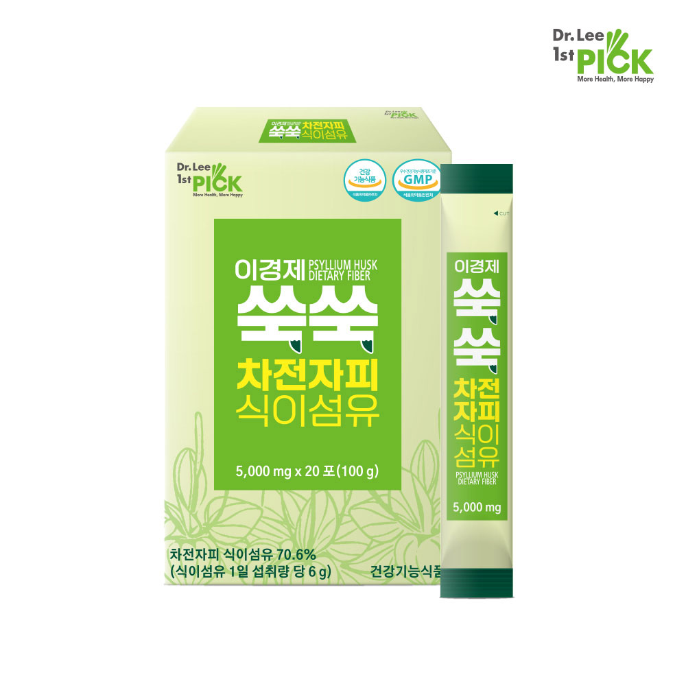 이경제 쑥쑥 차전자피 식이섬유 5g × 20개