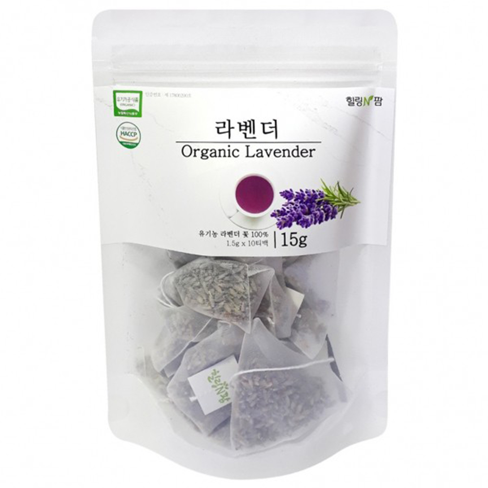 힐링앤팜 유기농 라벤더 1.5gx10t
