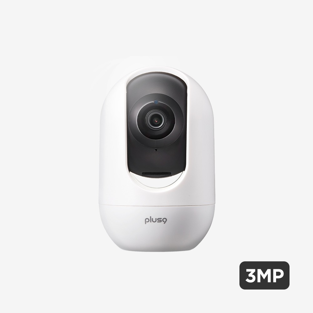 플러스나인 홈카메라 가정용 CCTV 펫캠 300만화소 회전형 JP-3MH-1