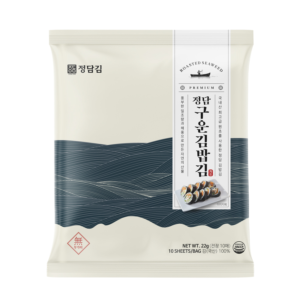 정담김 구운김밥김 10매(22g) x 1봉