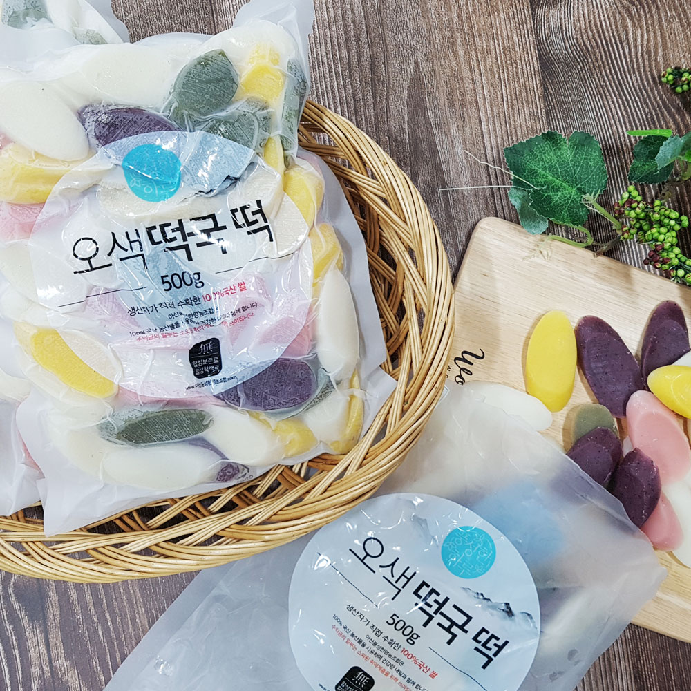 [새해맞이한정특가]오색떡국떡 500g