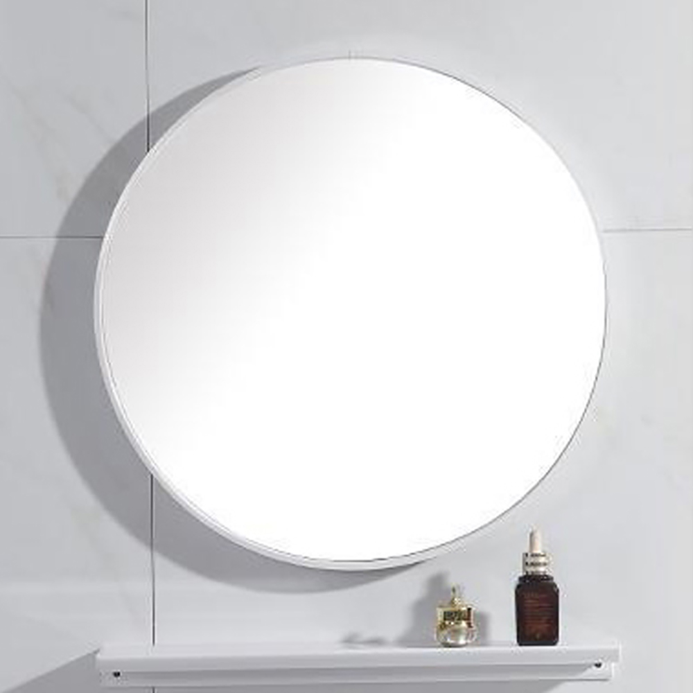원형거울 욕실거울 화장대 붙이는거울 무타공 교체 벽 부착형 600mm 인뮤즈