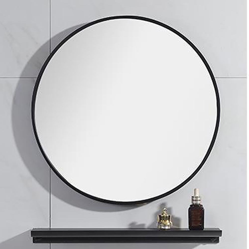 원형거울 욕실거울 화장대 붙이는거울 무타공 교체 벽 부착형 400mm 인뮤즈