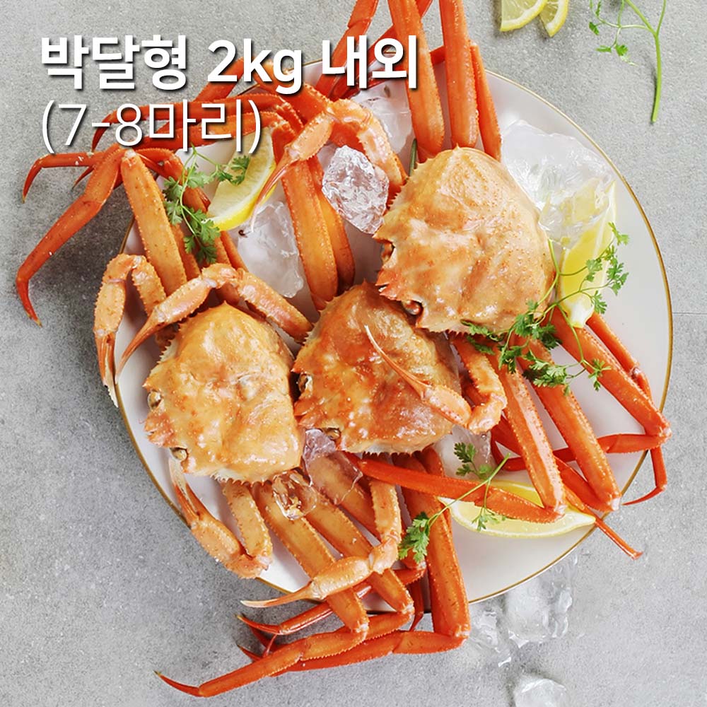 엄지농수산 박달형 연지홍게 2kg 내외 (7-8마리)