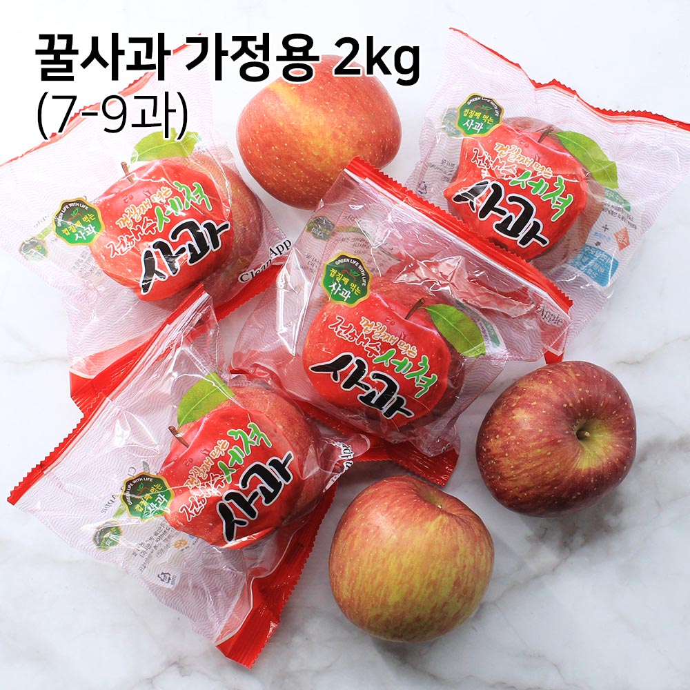 경북 부사 꿀사과 (가정용) 2kg (7-9과)
