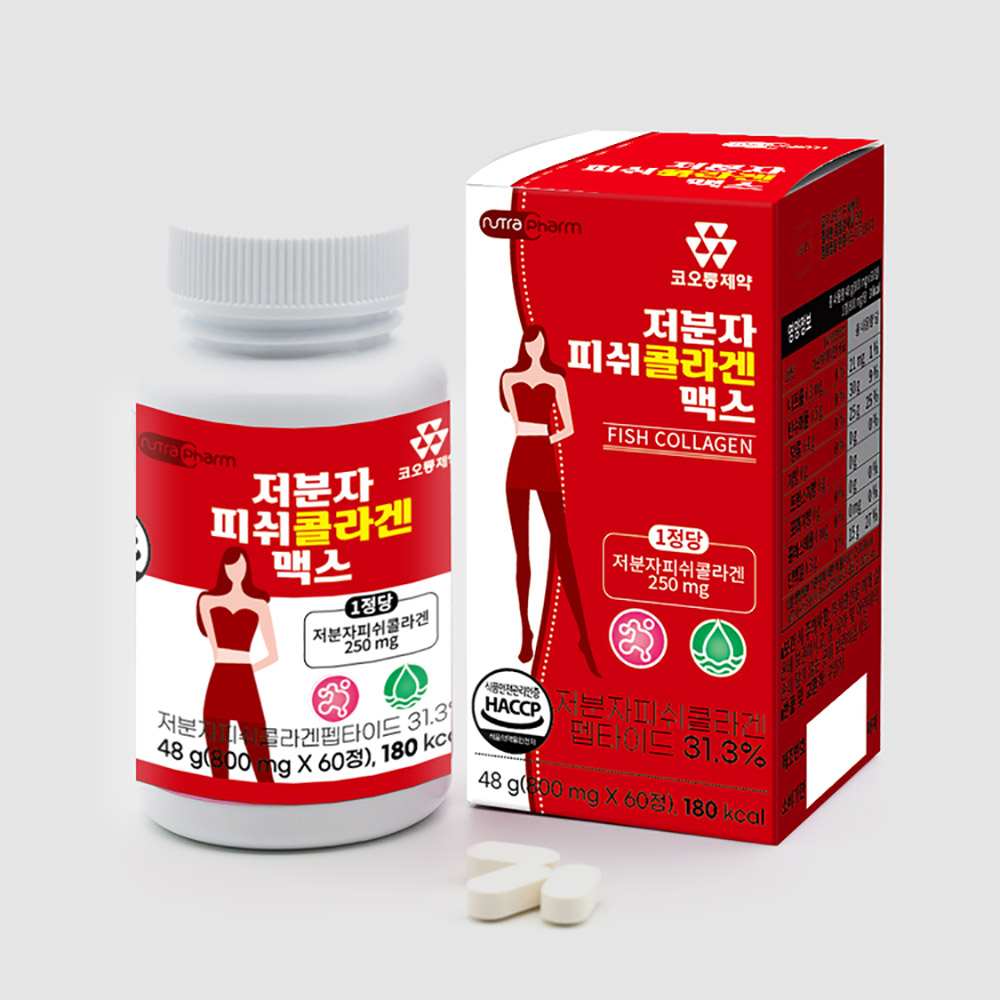 코오롱제약 저분자 피쉬콜라겐 맥스 (2개월분,60정)