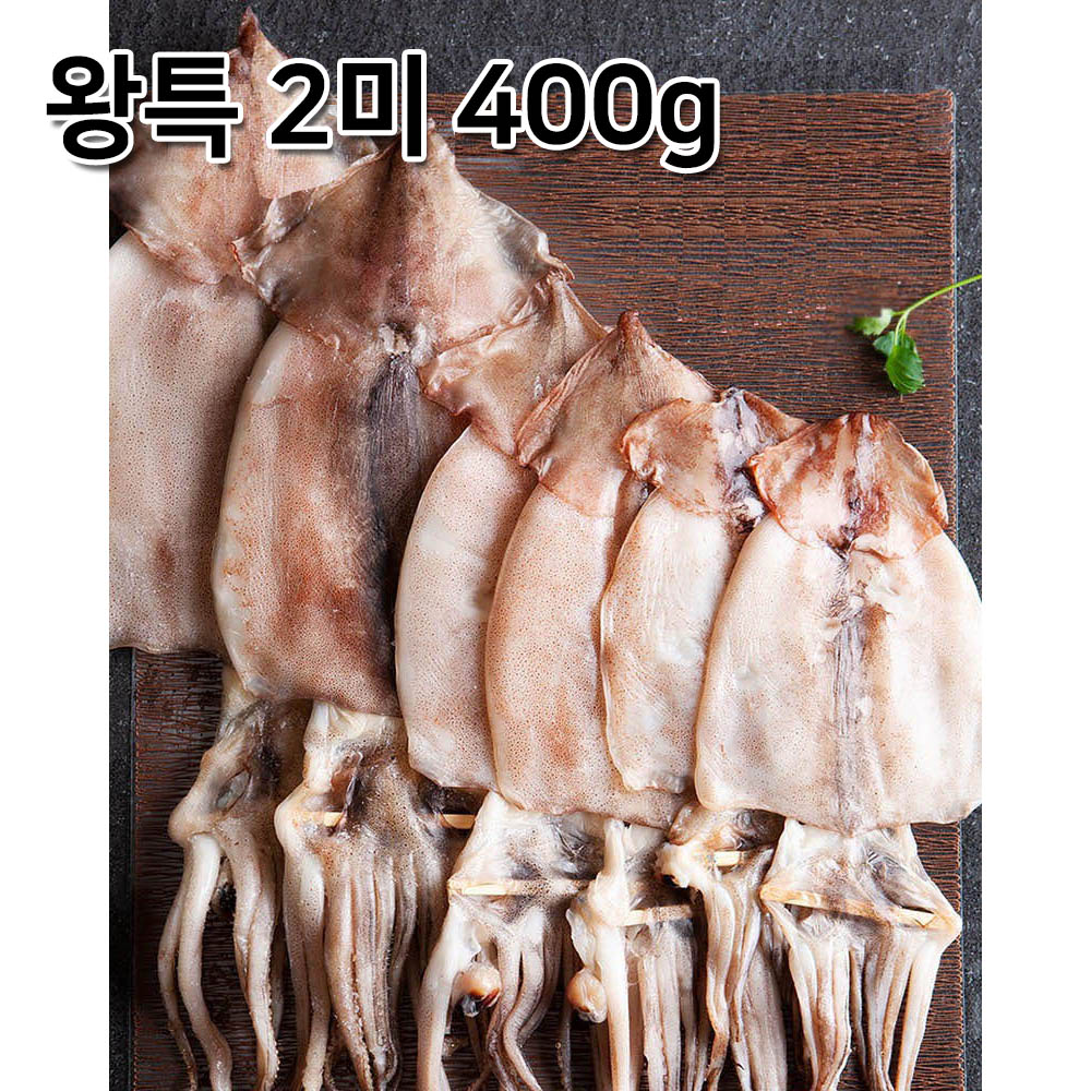 구룡포 국내산 반건조 오징어 왕특 2미 400g