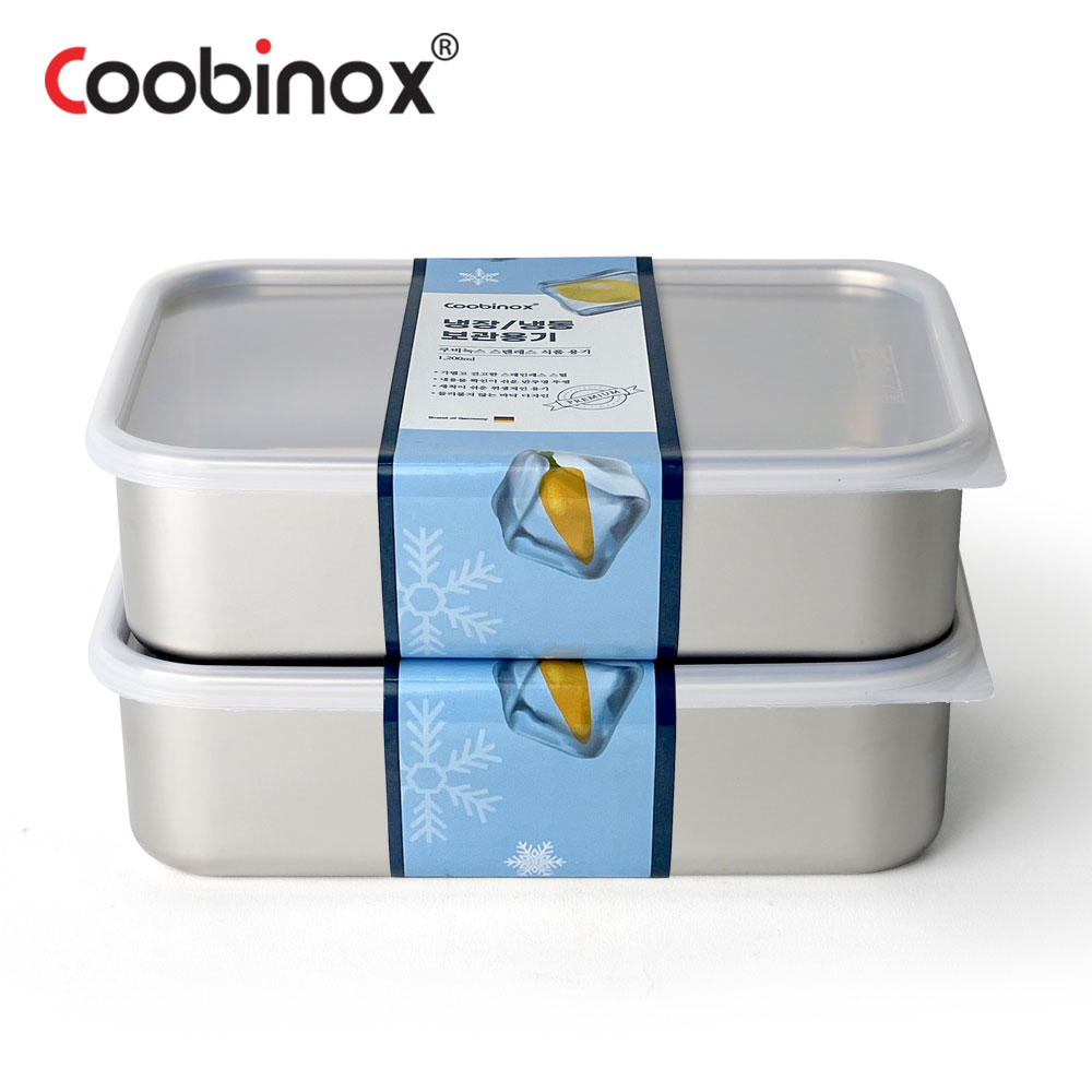 쿠비녹스 스텐레스 냉동 냉장 보관용기 2-2호 CO-56-22