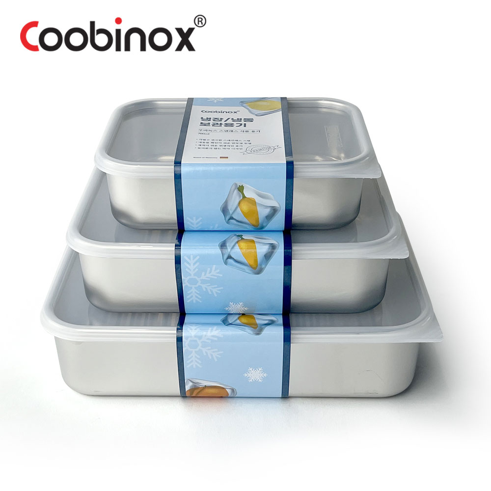 쿠비녹스 스텐레스 냉동 냉장 보관용기 3-2호 CO-56-32