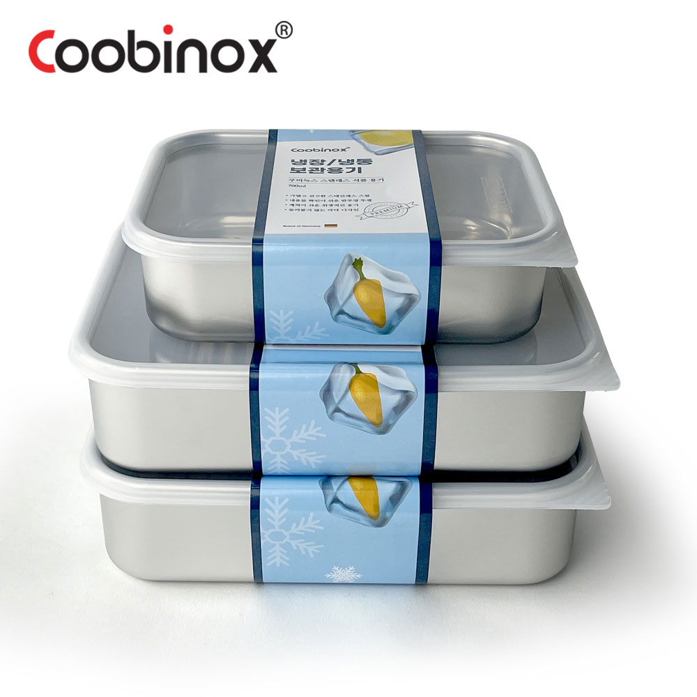 쿠비녹스 스텐레스 냉동 냉장 보관용기 3-4호 CO-56-34