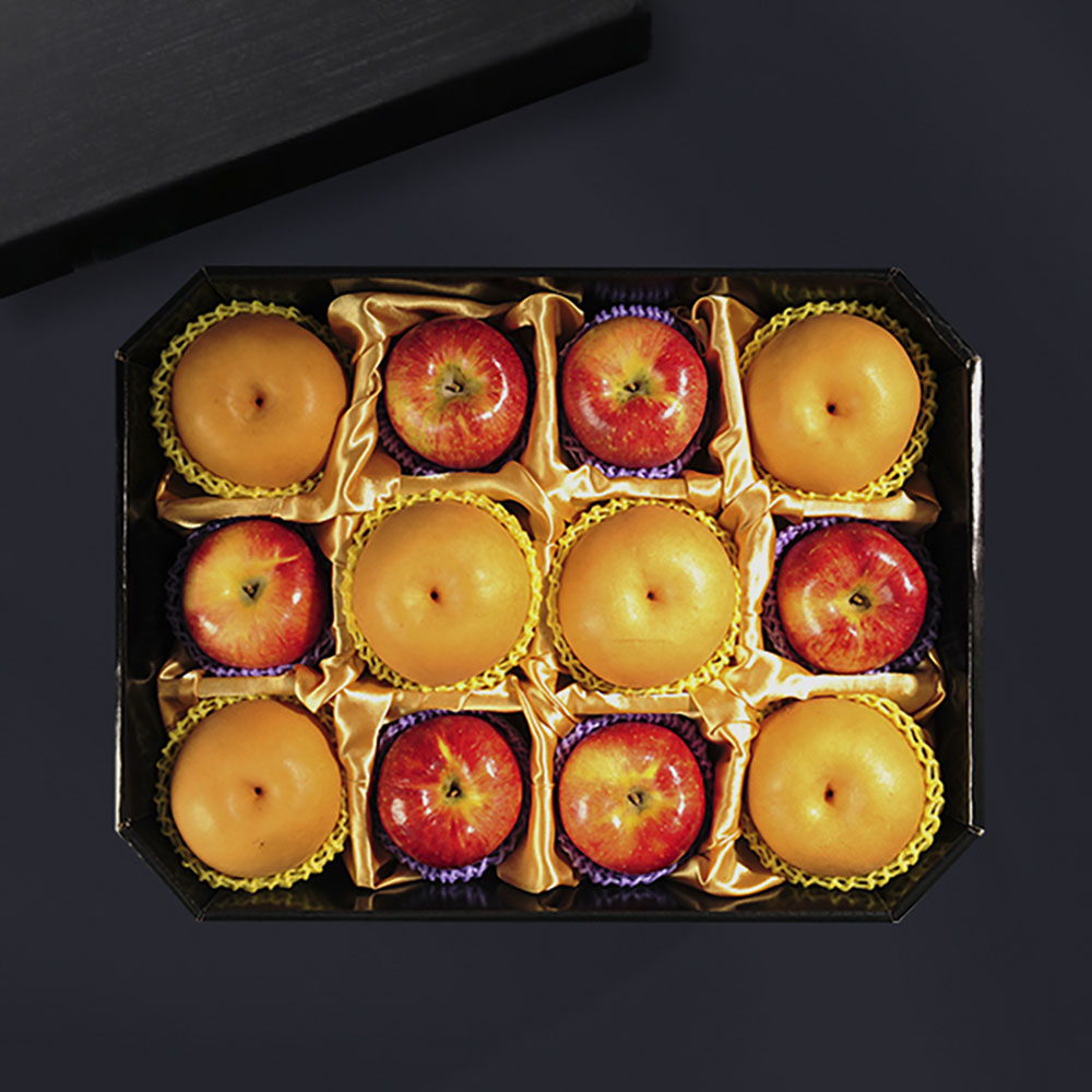 브라이트데이 노블레스 사과배 혼합 5kg 팔각 선물세트(배6과 + 사과6과) 24s_wn_007