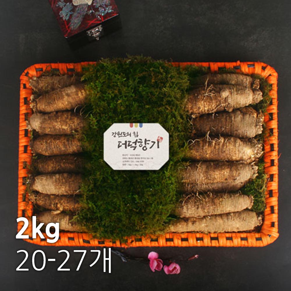[강원도의힘]더덕향기채반8호 2kg(20-27개)