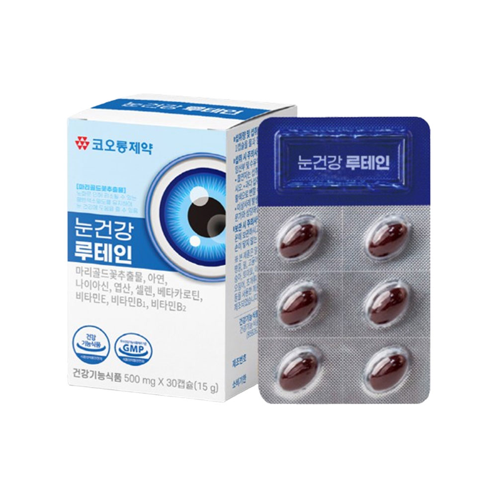 인트라패밀리몰,코오롱제약 눈건강 루테인 500mg x 30캡슐